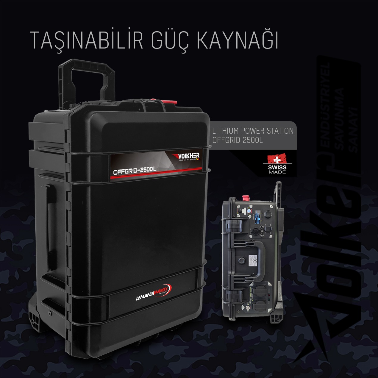 Volkher Taşınabilir Güç İstasyonu OFFGRID-2500L