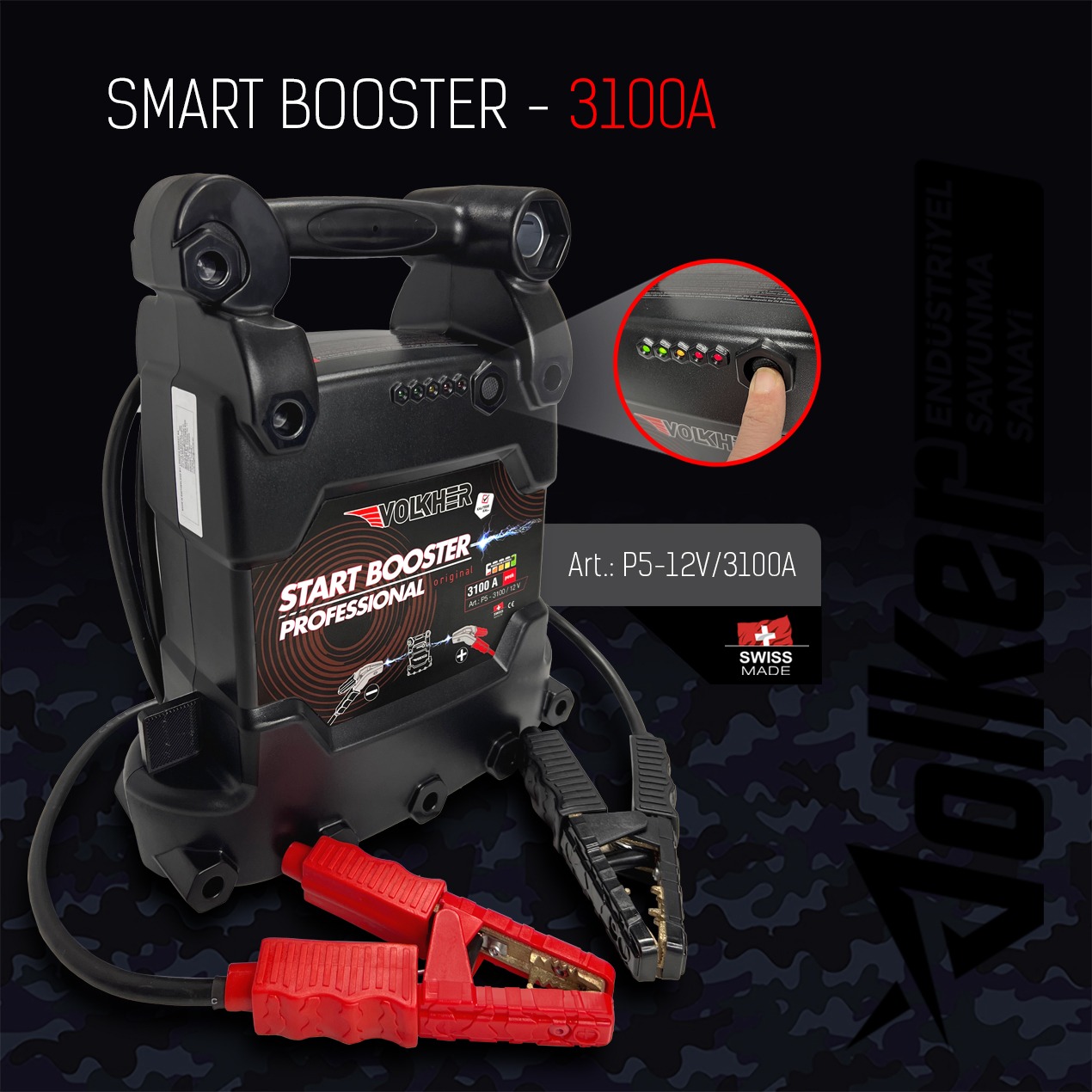 Akü Takviye Cihazı - Smart Booster - 3100A.