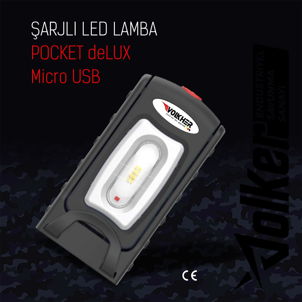 Pocket deLUX Bright Micro USB Çalışma Lambası