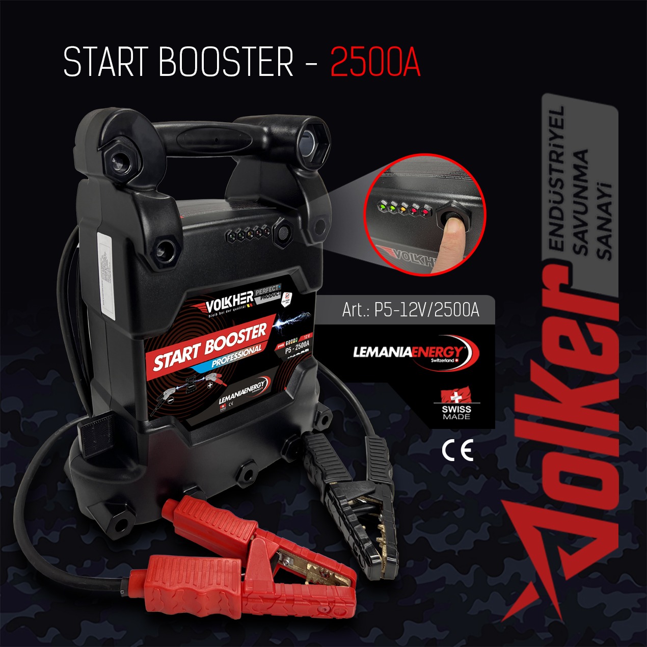 Akü Takviye Cihazı P5-12V/2500A